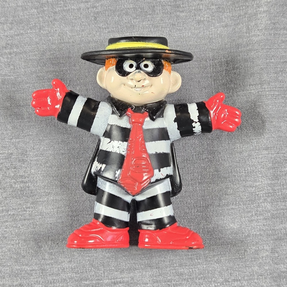 VTG 1995 Collectible McDonald's Hamburglar‎ PVC Figure Happy Meal Toy Retro 90s